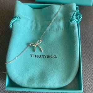 Authentic Tiffany & Co Bow Pendant
